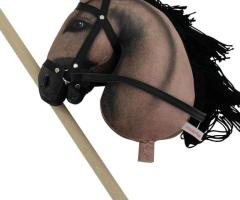 Sweety Toys Hobbyhorse Steckenpferd geeigent für Hobbyhorsing (Dunkelbraun)