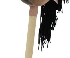 Sweety Toys Hobbyhorse Steckenpferd geeigent für Hobbyhorsing (Dunkelbraun)